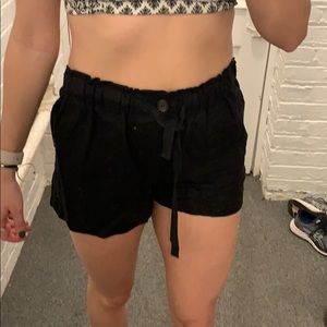 Black shorts